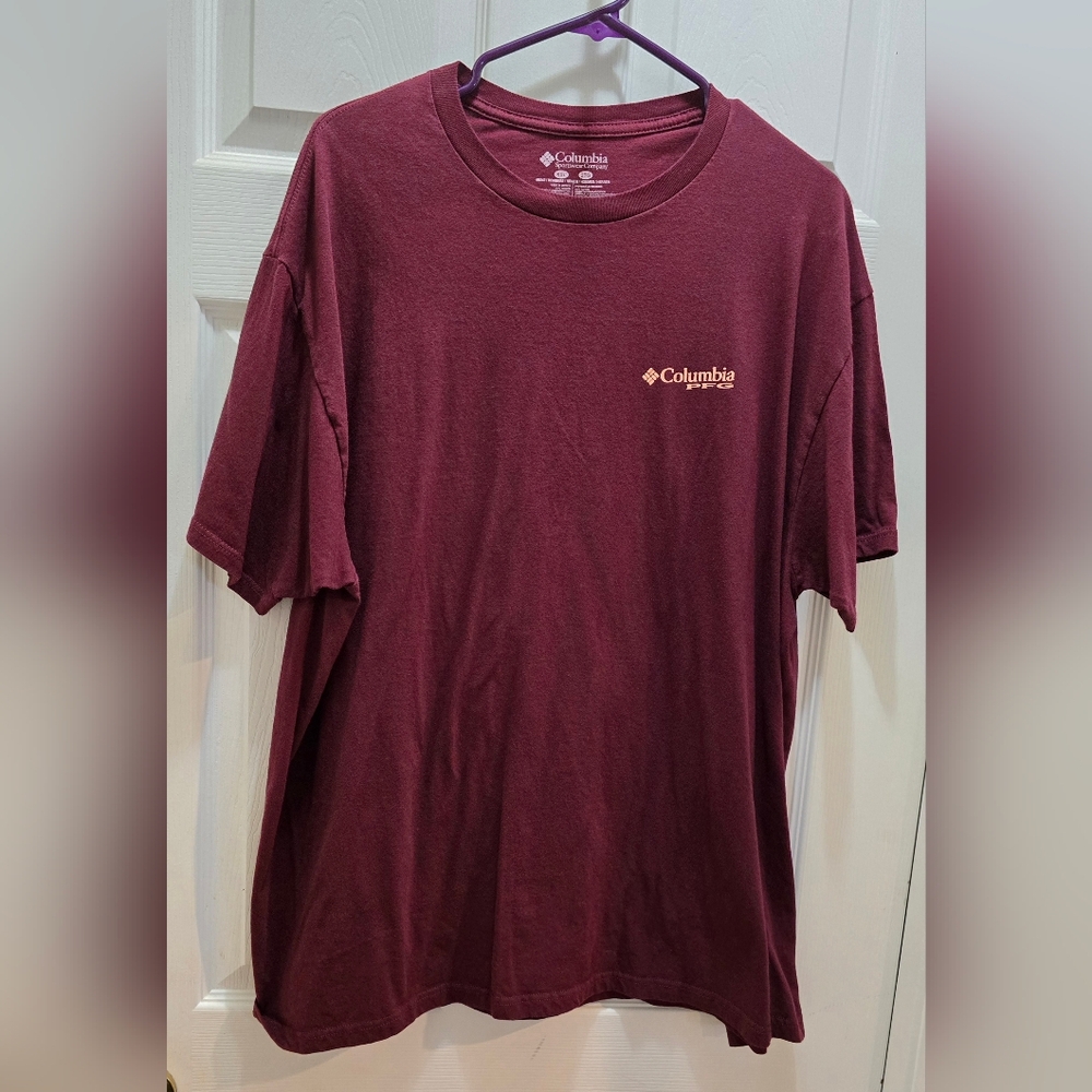 Columbia PFG Men's Maroon T-Shirt XXL
